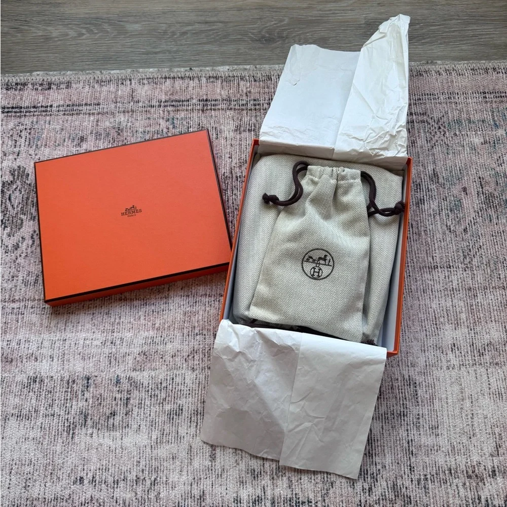 Hermès Evelyne Clemence TPM Bleu Saphir Maurice Leather Bag - Picture 5 of 6